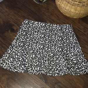 Animal print skirt